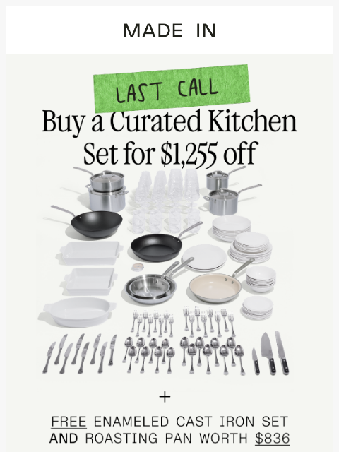 madeincookware newsletter: 🔥 2-Days Left: Up to 30% OFF Sitewide