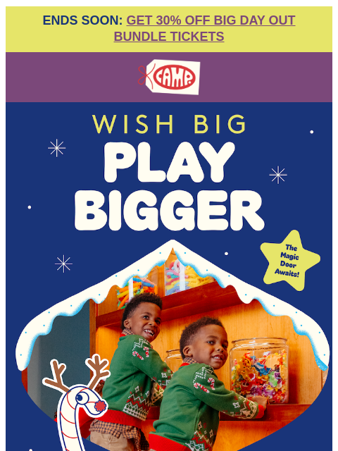 camp newsletter: Ding Ding! 🔔 Another Day to Save BIG 💰