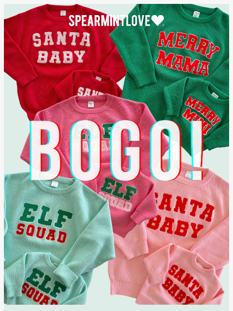 spearmintlove newsletter: ❄️ Our BOGO Christmas Sweater Deal Isn’t Over Yet