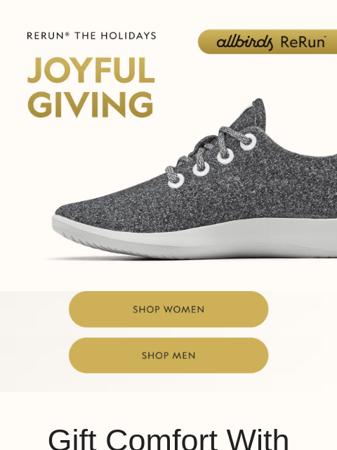 allbirds newsletter: Mindful Giving That Doesn’t Cost Extra 🌲