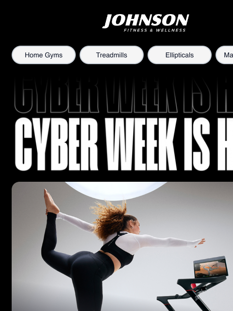 johnsonfit newsletter: The Smartest Cyber Week Upgrades for Your Home Gym
