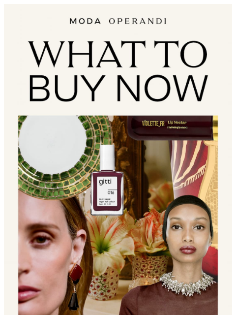 modaoperandi newsletter: 3 faultless (& wearable) holiday party looks