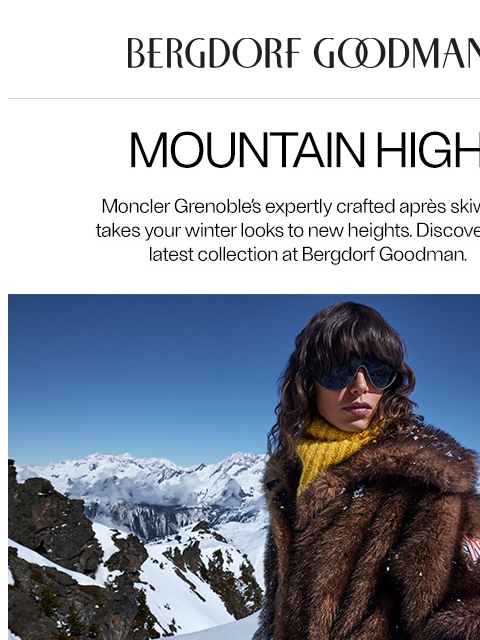 bergdorfgoodman newsletter: Mountain High: New Moncler Grenoble