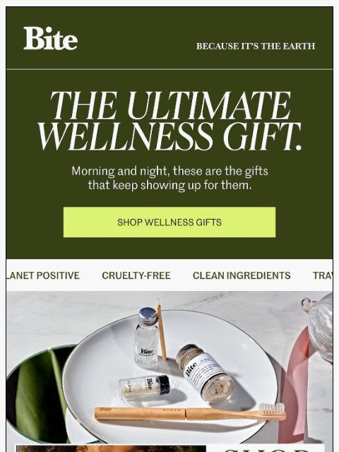 bitetoothpastebits newsletter: For the wellness-obsessed.