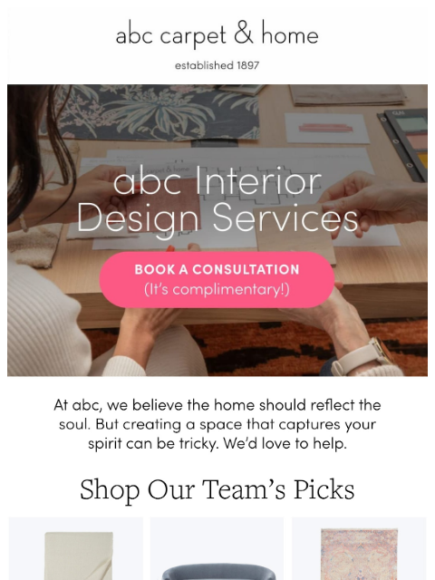 abchome newsletter: Your Space. Designed by Us.