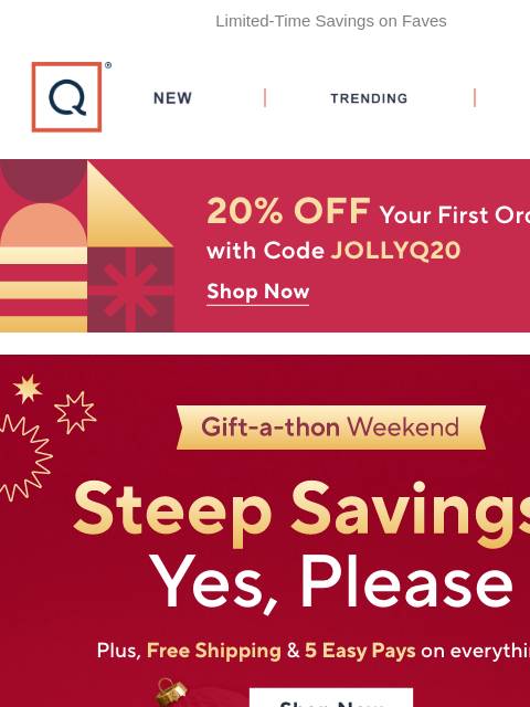 qvcemail newsletter: 72 Hours of Deals & Free Shipping