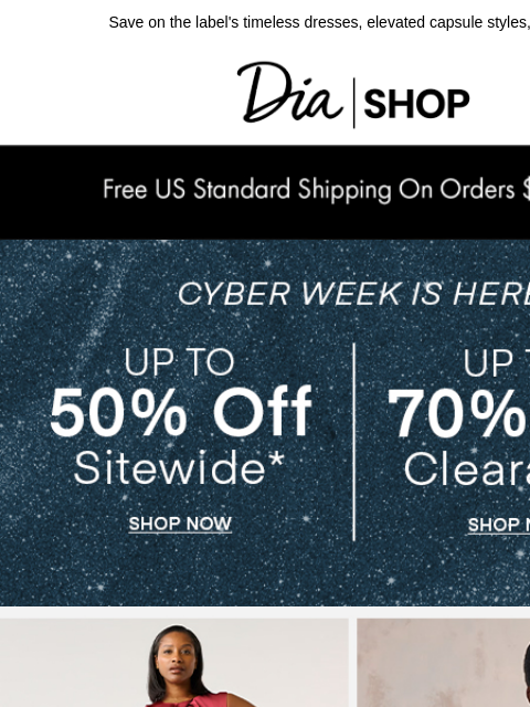 dia newsletter: Today's Cyber Deal: Up to 50% off ESTELLE ✨