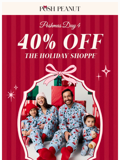 poshpeanut newsletter: 🎄40% Off The Holiday Shoppe