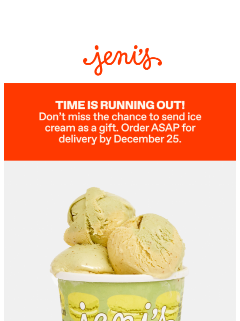 jenis newsletter: Now scooping Pistachio Macaron