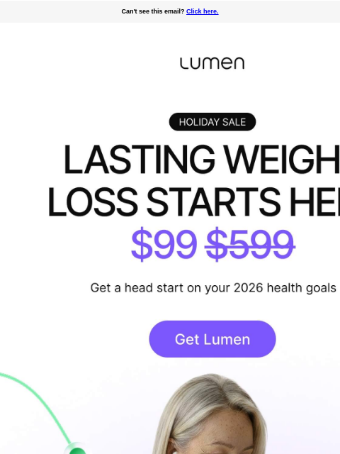 lumen newsletter: 350K+ people found their weight loss solution.
