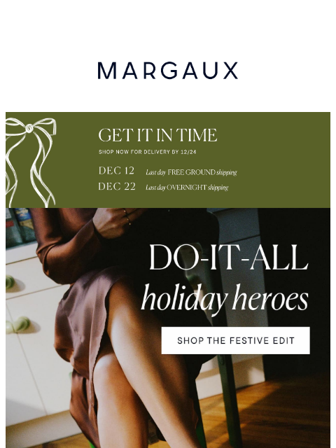 margauxny newsletter: This holiday season...