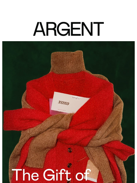 argentwork newsletter: We're gifting cozy.
