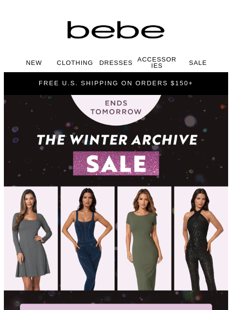 bebe newsletter: 30–40% Off Ends Tomorrow, Get It or Regret It!!! �...