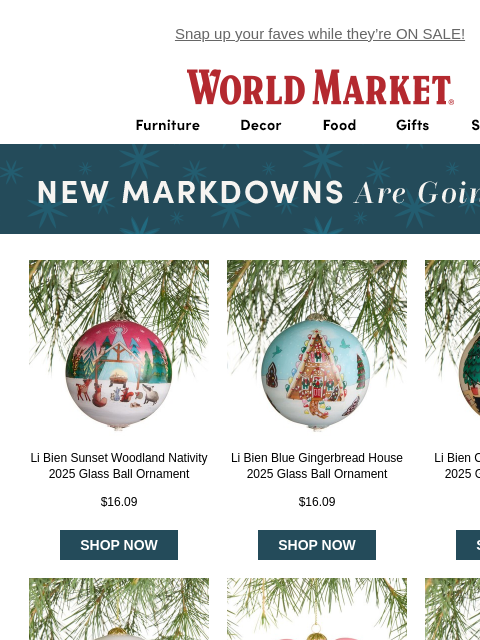emailworldmarket newsletter: 🎉 SALE on items you love!