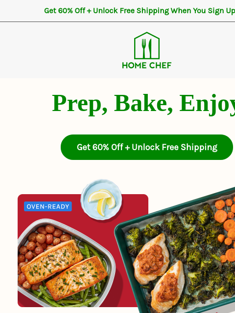 homechef newsletter: Prep these tasty Sheet Pan meals in just 4 steps