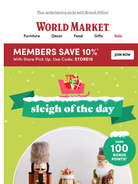 emailworldmarket newsletter: 🤯  Our jaw-dropping Sleigh of the Day.