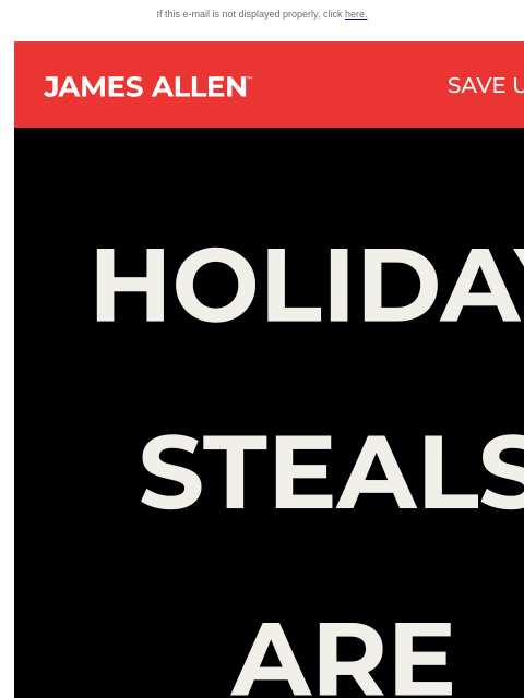 jamesallen newsletter: STARTS NOW: Up to 30% Off* Fine Jewelry