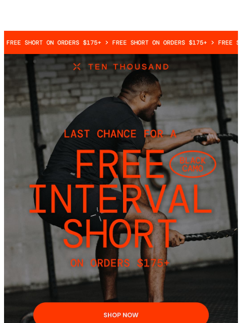 tenthousand newsletter: Want Free Interval Shorts?