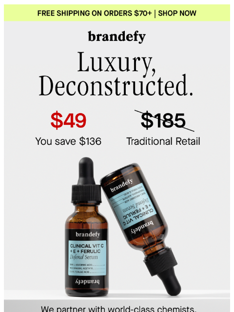 brandefyskin newsletter: Save $136 when you make this swap