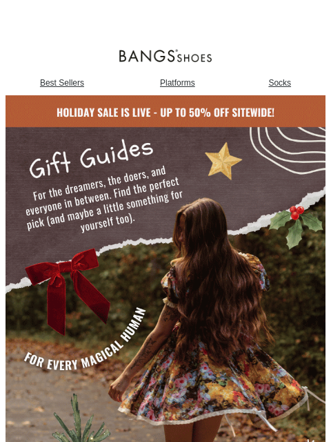 bangsshoes newsletter: Gift Guides For Every Magical Human 🫶