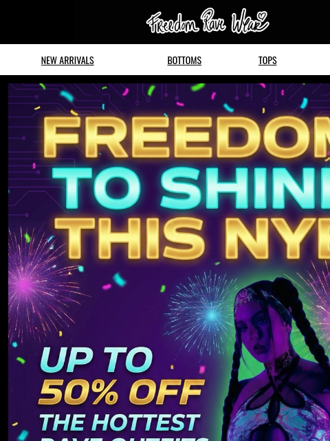 freedomravewear newsletter: +10,000 AURA POINTS 📈✨