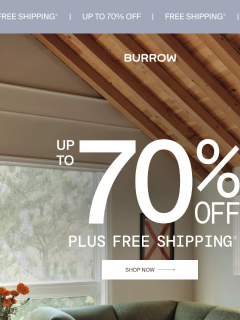 burrow newsletter: CYBER WEEK DEALS END TOMORROW