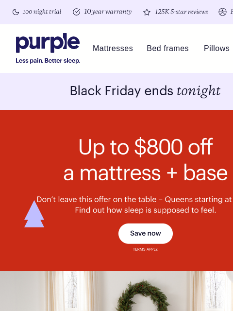 purple newsletter: You've got a few hours