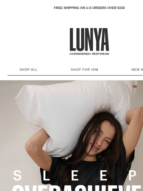 lunya newsletter: DREAM-WORTHY BEDDING FAVES