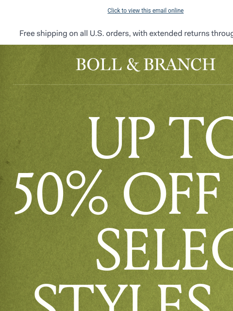 bollandbranch newsletter: You can’t get this for another year