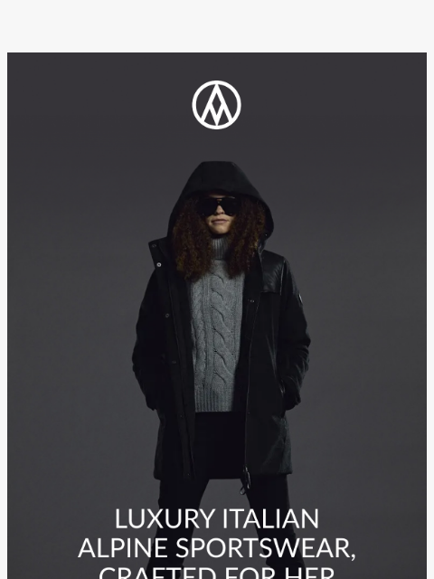 alpsandmeters newsletter: Italian alpine tradition, crafted for her.