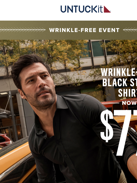 untuckit newsletter: Last Call: Our No. 1 Bestseller Is Now Just $77