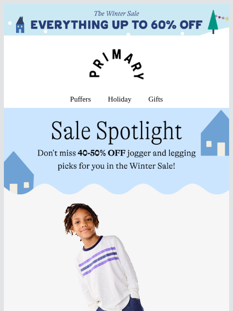 primary newsletter: 40-50% OFF Joggers & Leggings 🎉🎉