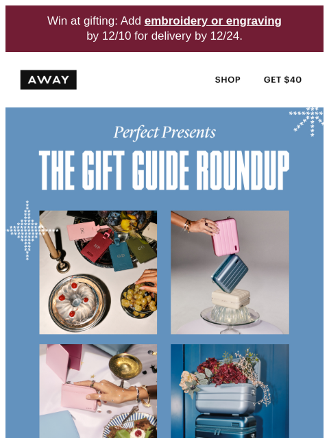 awaytravel newsletter: Travel-ready gifts at every price