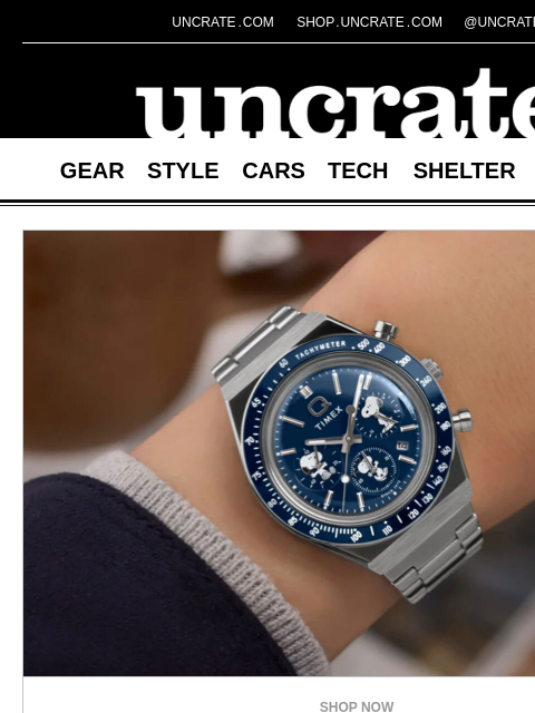 uncrate newsletter: Uncrate Supply December Arrivals & more