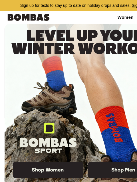 bombas newsletter: The Winter Sport Winner: Merino Wool