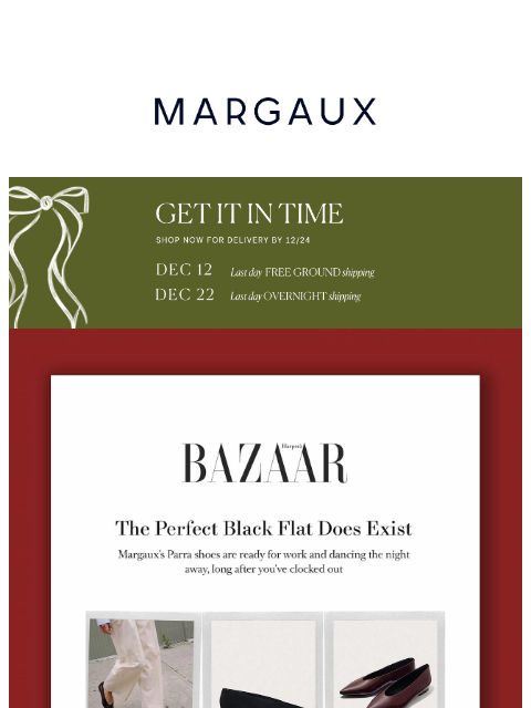 margauxny newsletter: "The perfect flat does exist"