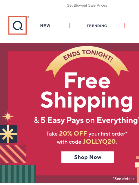 qvcemail newsletter: 20% Off! Lowest Prices! Free Shipping!