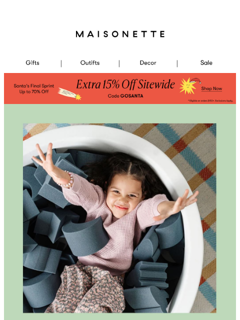 maisonette newsletter: SMOL is here — and it’s big fun 🤍