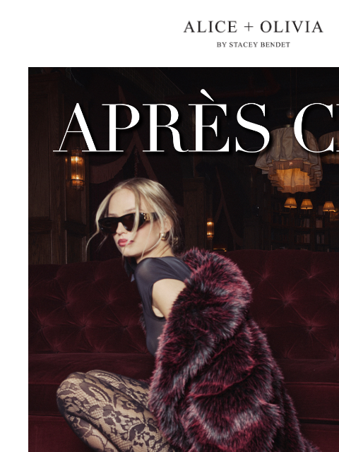 aliceandolivia newsletter: Faux Fur = Instant Glamour