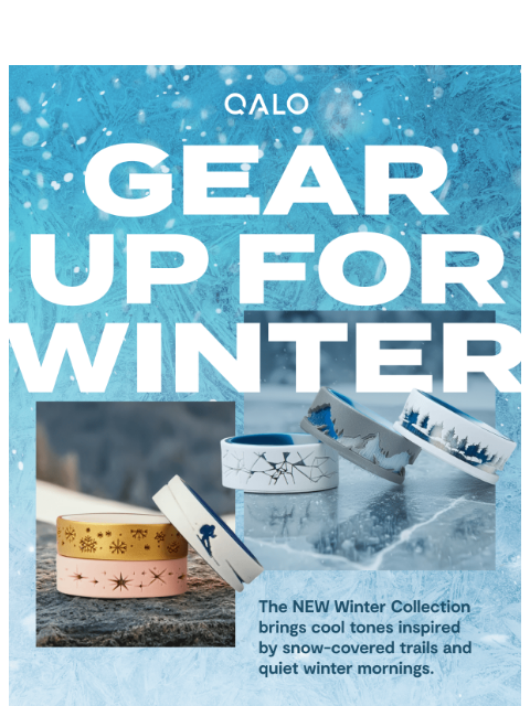 qalo newsletter: NEW Winter Collection 🏔️
