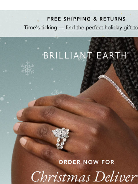 brilliantearth newsletter: Make your holiday dreams a reality