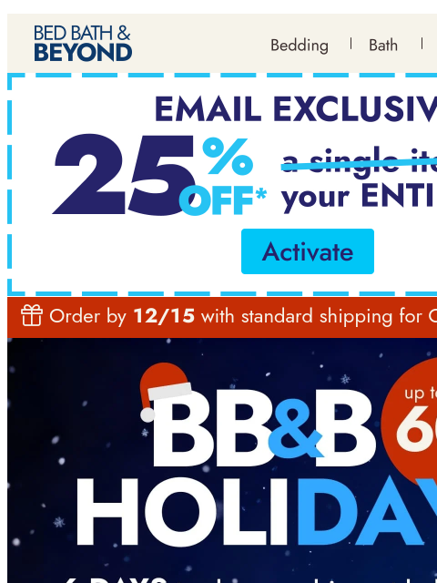 bedbathandbeyond newsletter: Up to 70% off rugs for every room