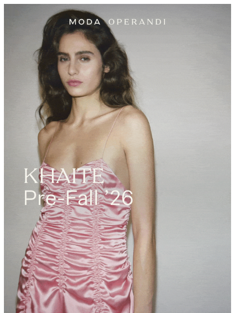 modaoperandi newsletter: What’s next from KHAITE