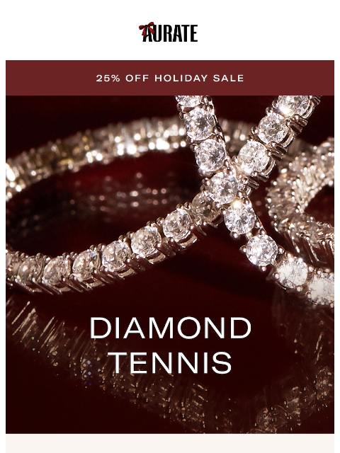 auratenewyork newsletter: LAST DAY: TENNIS BY CHRISTMAS