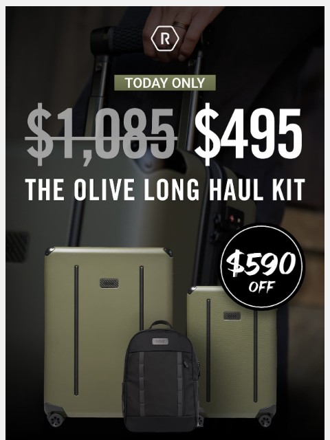 ridge newsletter: Today Only: $590 OFF Luggage