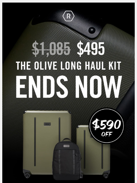 ridge newsletter: Today’s Deal Ends NOW: 54% off Luggage