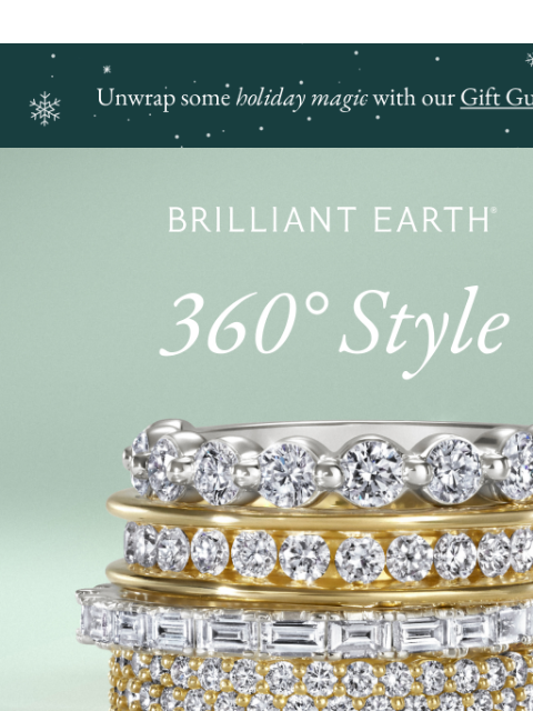 brilliantearth newsletter: Our best-selling rings have nonstop diamonds