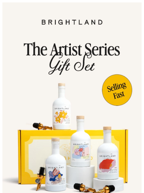 brightland newsletter: 🎨 Holiday Fave: The Artist Series Gift Set