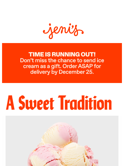 jenis newsletter: Don’t miss White Chocolate Peppermint!
