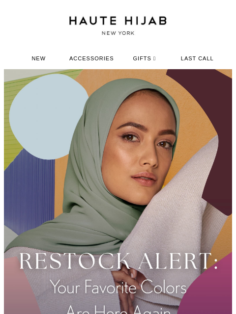 hautehijab newsletter: YOUR FAVES ARE BACK IN STOCK!